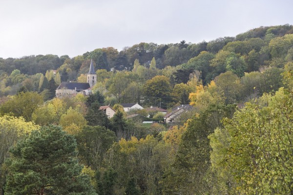 Le village dans son écrin végétal. <br>(photo apportée par les représentants de la commune)