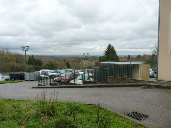 La vue depuis le parking de Lorry-lès-Metz, un espace à soigner
