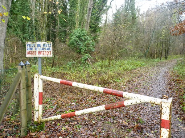 Direction la zone de captage