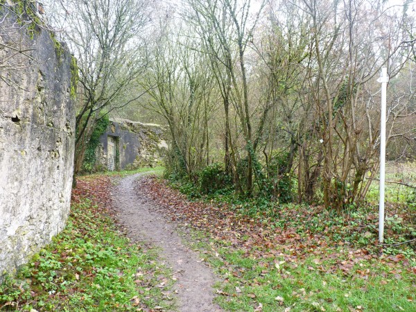Au niveau du moulin, direction Lorry