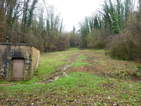La parcelle dégagée du captage