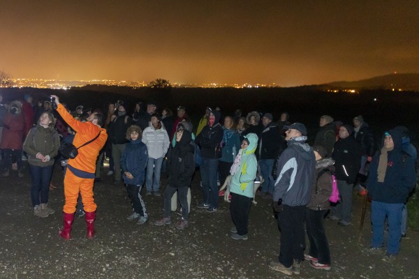 Lecture paysagère le 22 novembre 2019 à Saulny, dans le cadre de Plan Paysage de Metz Métropole. (photographie : <em>Républicain Lorrain</em>)