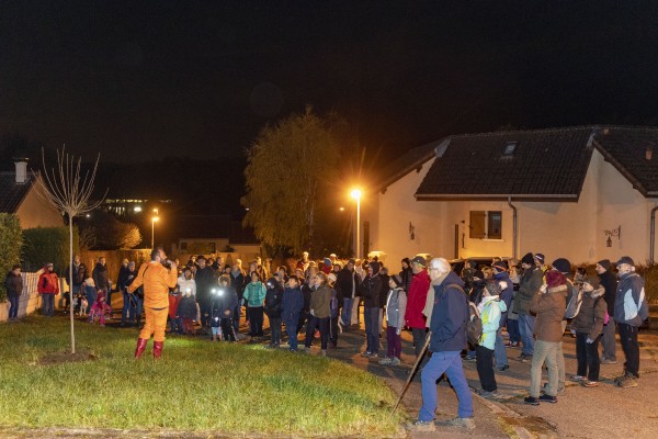 Lecture paysagère le 22 novembre 2019 à Saulny, dans le cadre de Plan Paysage de Metz Métropole. (photographie : <em>Républicain Lorrain</em>)