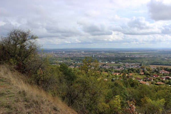 La vallée de la Moselle depuis le haut du Mont Saint-Quentin…