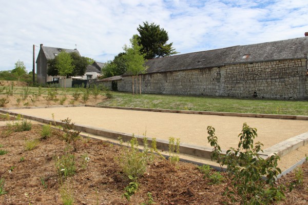 Jeux de boules_Centre bourg de Marcay, à compléter, Agence Choreme
