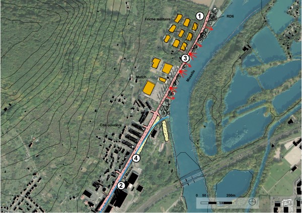 Schéma des OQP, secteur Ars-sur-Moselle