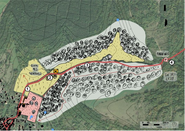 Schéma des OQP, secteur Lessy