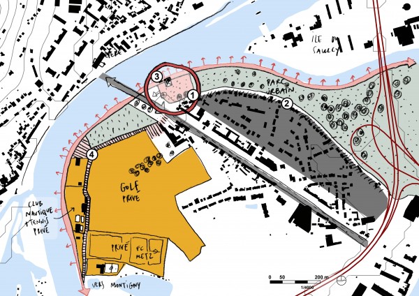Schéma des OQP, secteur Longeville-lès-Metz