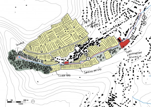 Schéma des OQP, secteur Rozérieulles