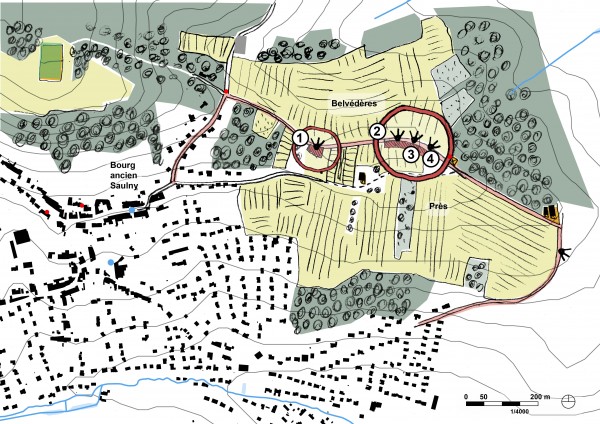 Schéma des OQP, secteur Saulny